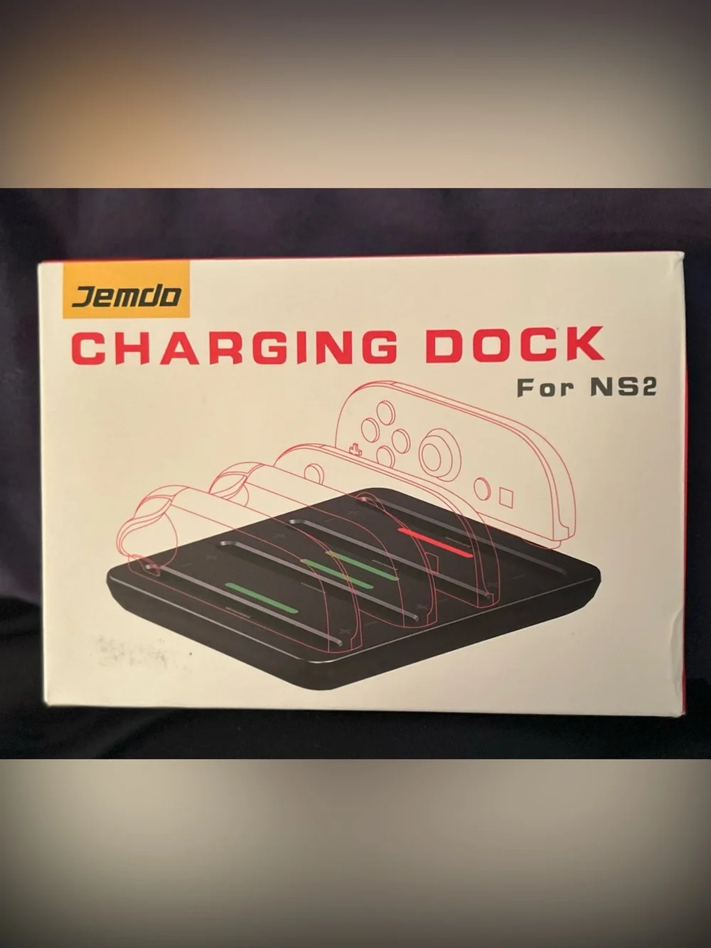 JEMDO Joy Con Charging Dock Compatible with  Switch 2